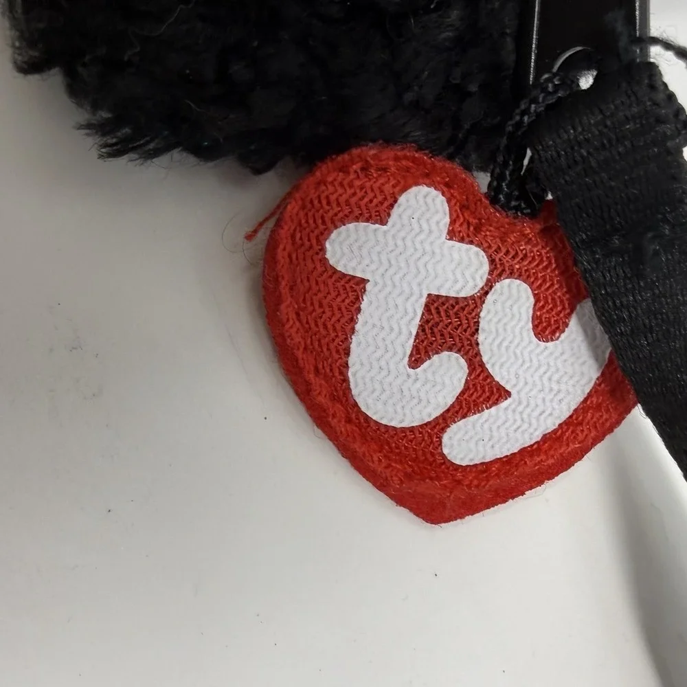 TRACEY THE DOG Ty Gear Beanie Baby Gear Wristlet Coin Purse 2013 Blue Bow